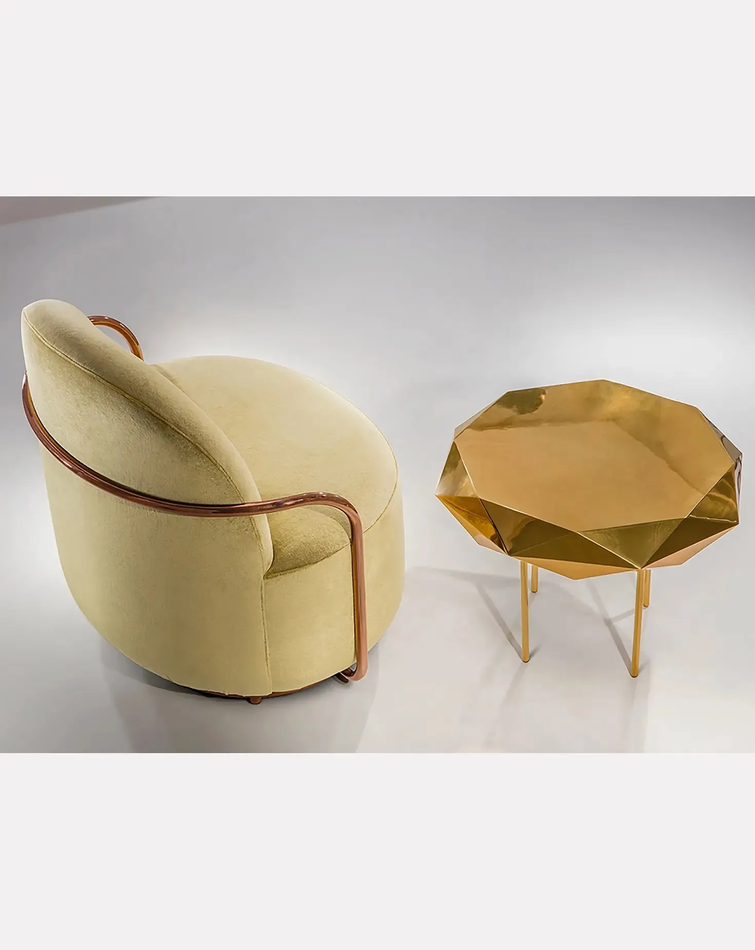 Nika Zupanc Stella Oro Gold Coffee Table Medium