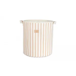 nobodinoz Odéon Toy Bag Taupe Stripes/Natural