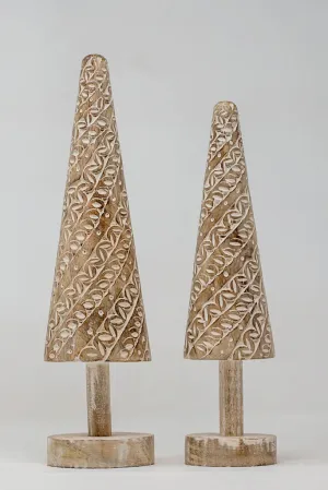 Ornate Wooden Christmas Tree