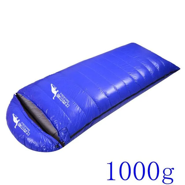 Outdoor Hiking Camping Warm Duck Down Sleeping Bag Ultralight Water Resistant