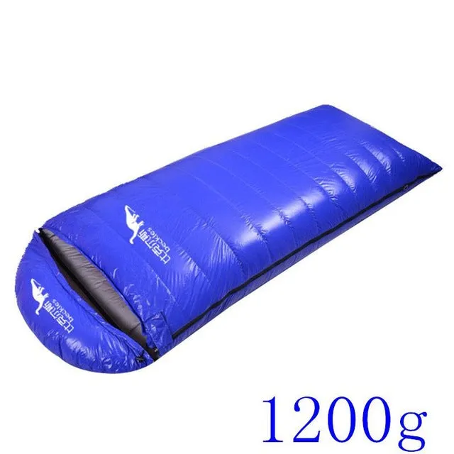 Outdoor Hiking Camping Warm Duck Down Sleeping Bag Ultralight Water Resistant
