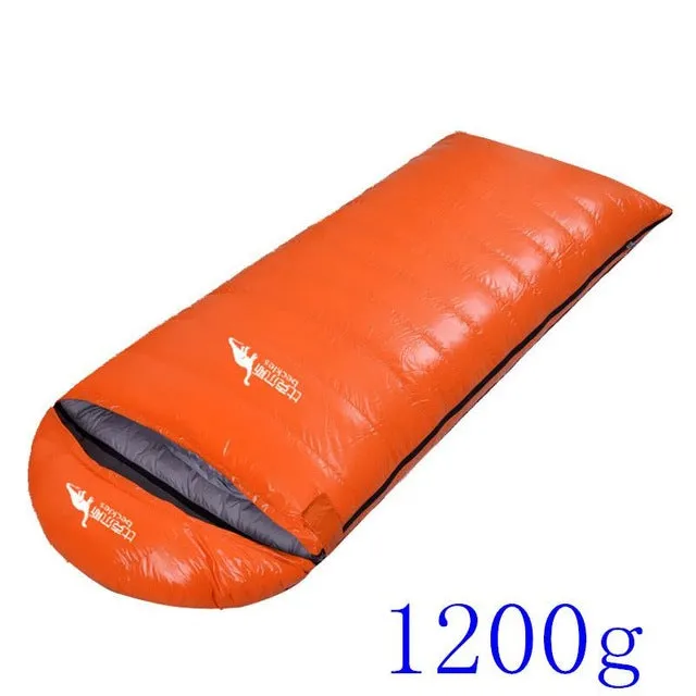 Outdoor Hiking Camping Warm Duck Down Sleeping Bag Ultralight Water Resistant
