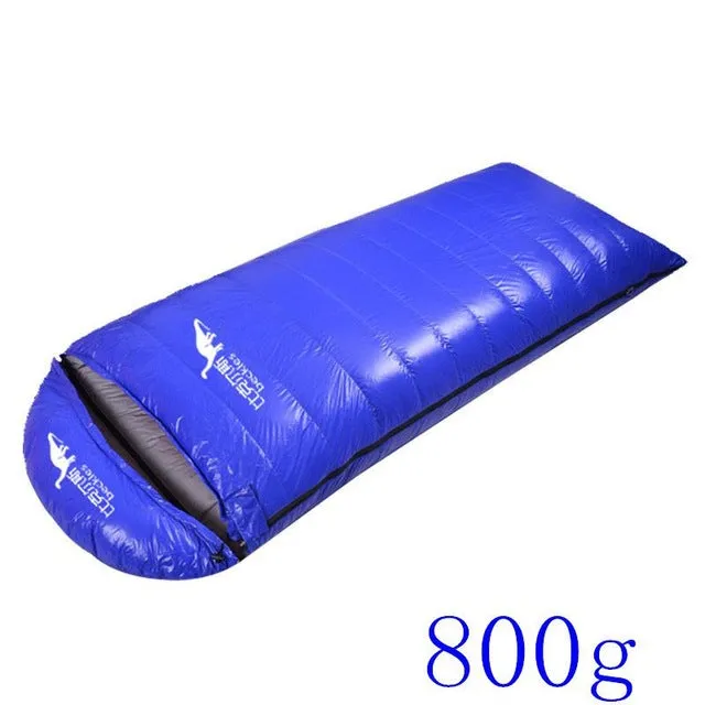 Outdoor Hiking Camping Warm Duck Down Sleeping Bag Ultralight Water Resistant