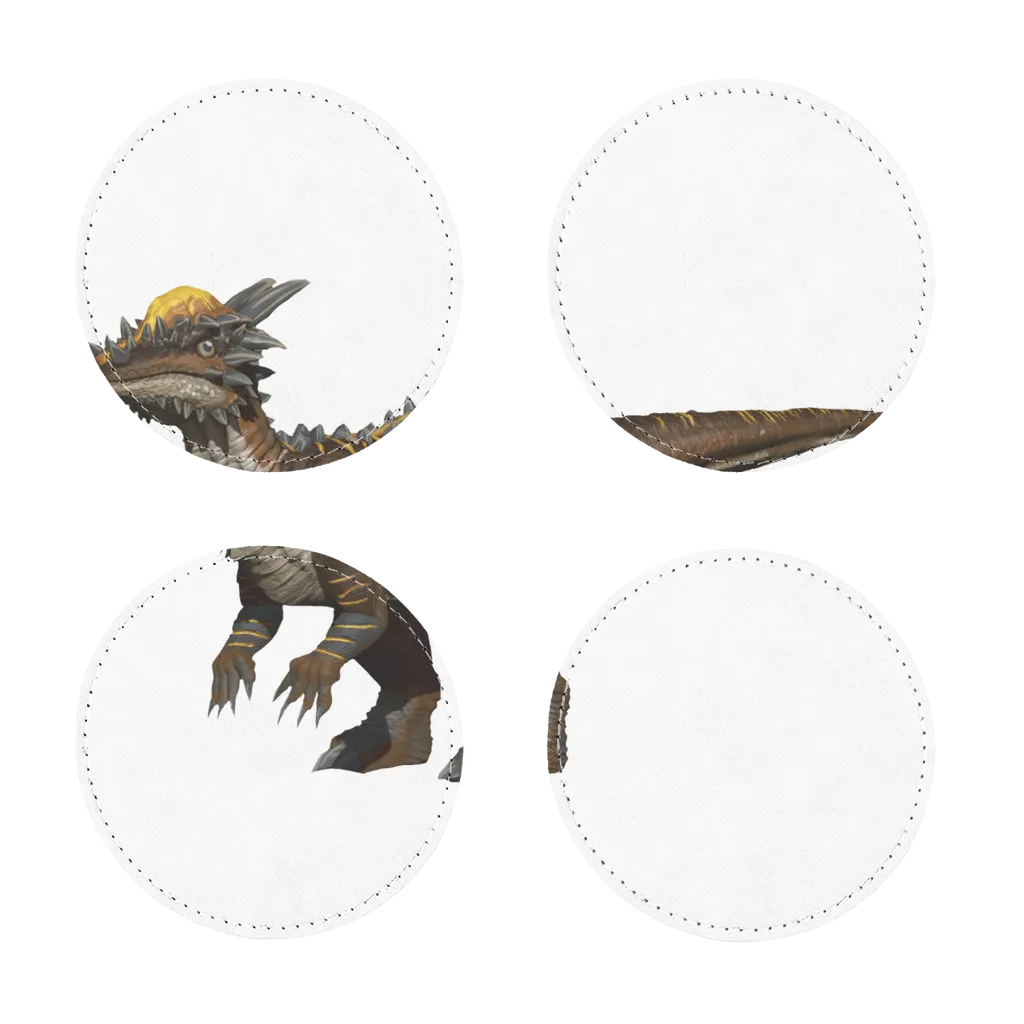 Pachycephalosaurus Sublimation Coasters Pack of Four