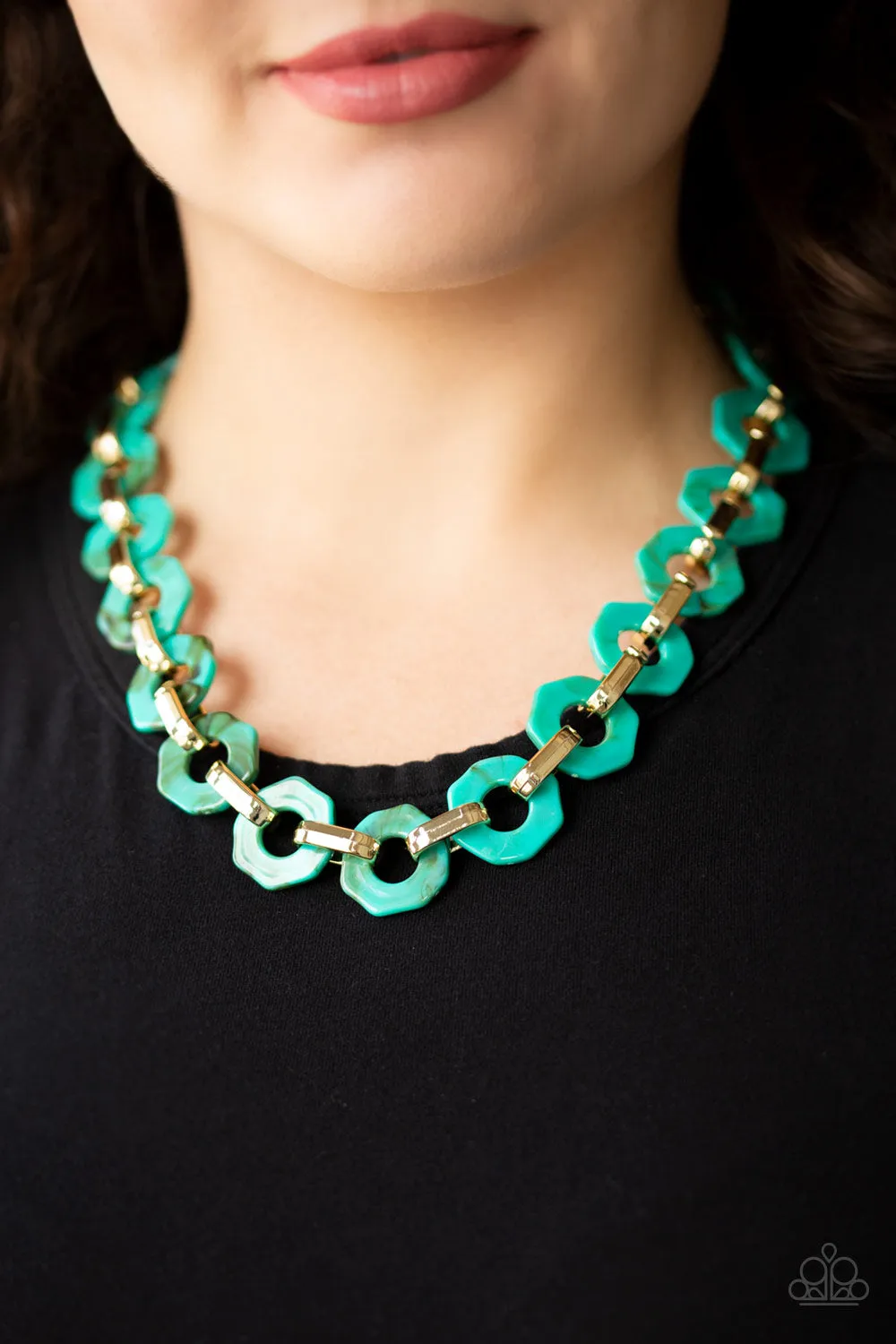 Paparazzi Fashionista Fever Necklace Blue