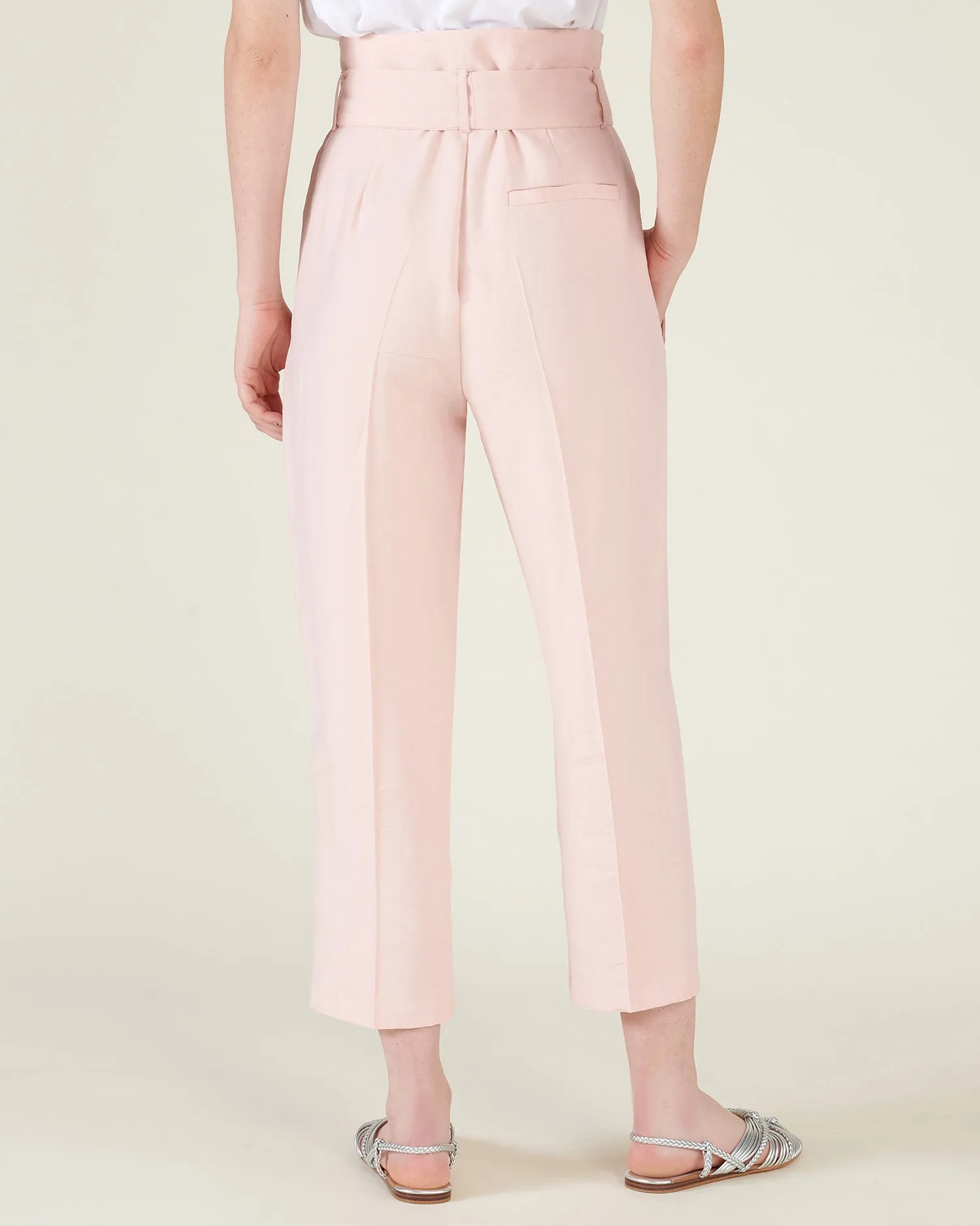 Paper bag waist pants