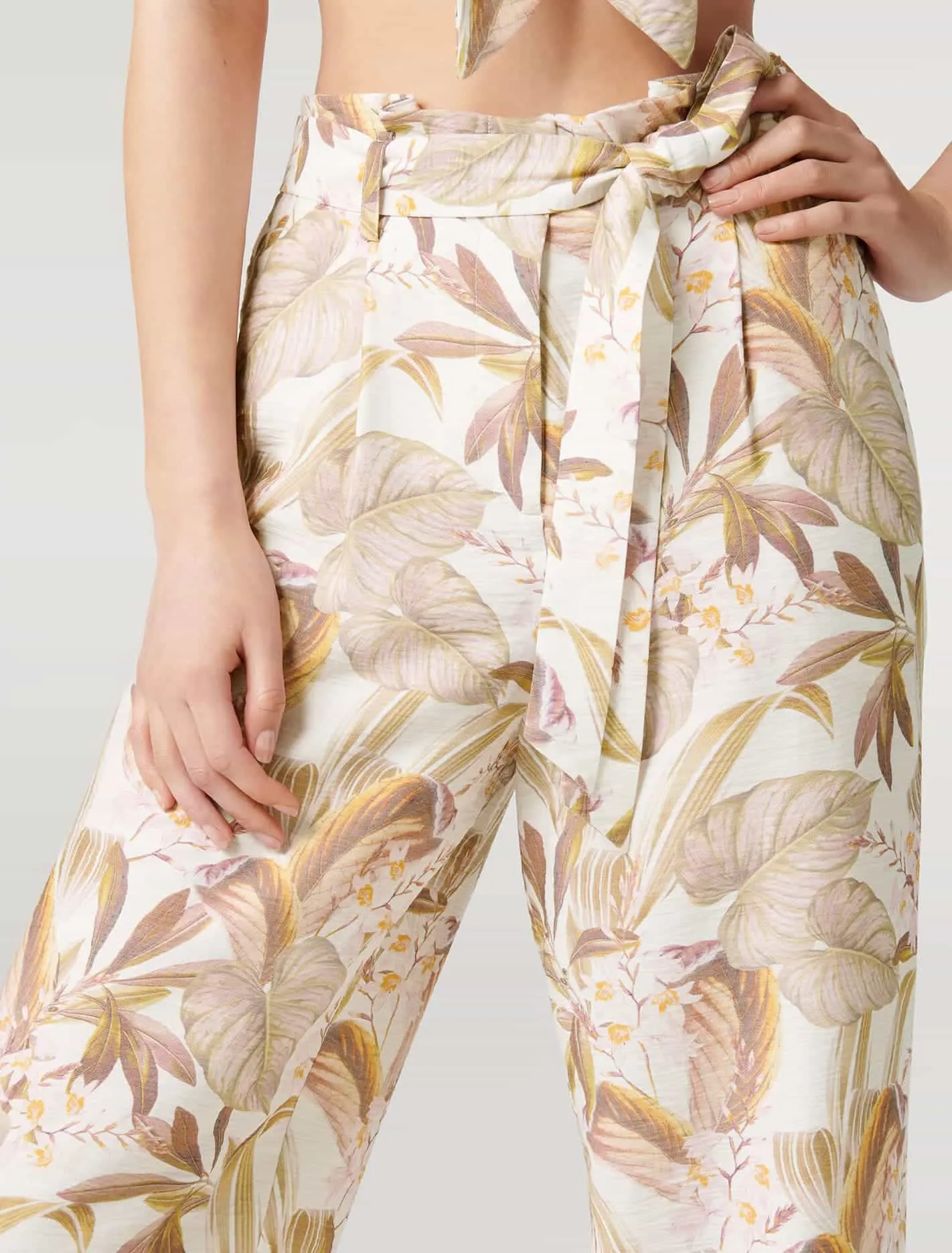 Paula Tie Waist Wide Leg Pants