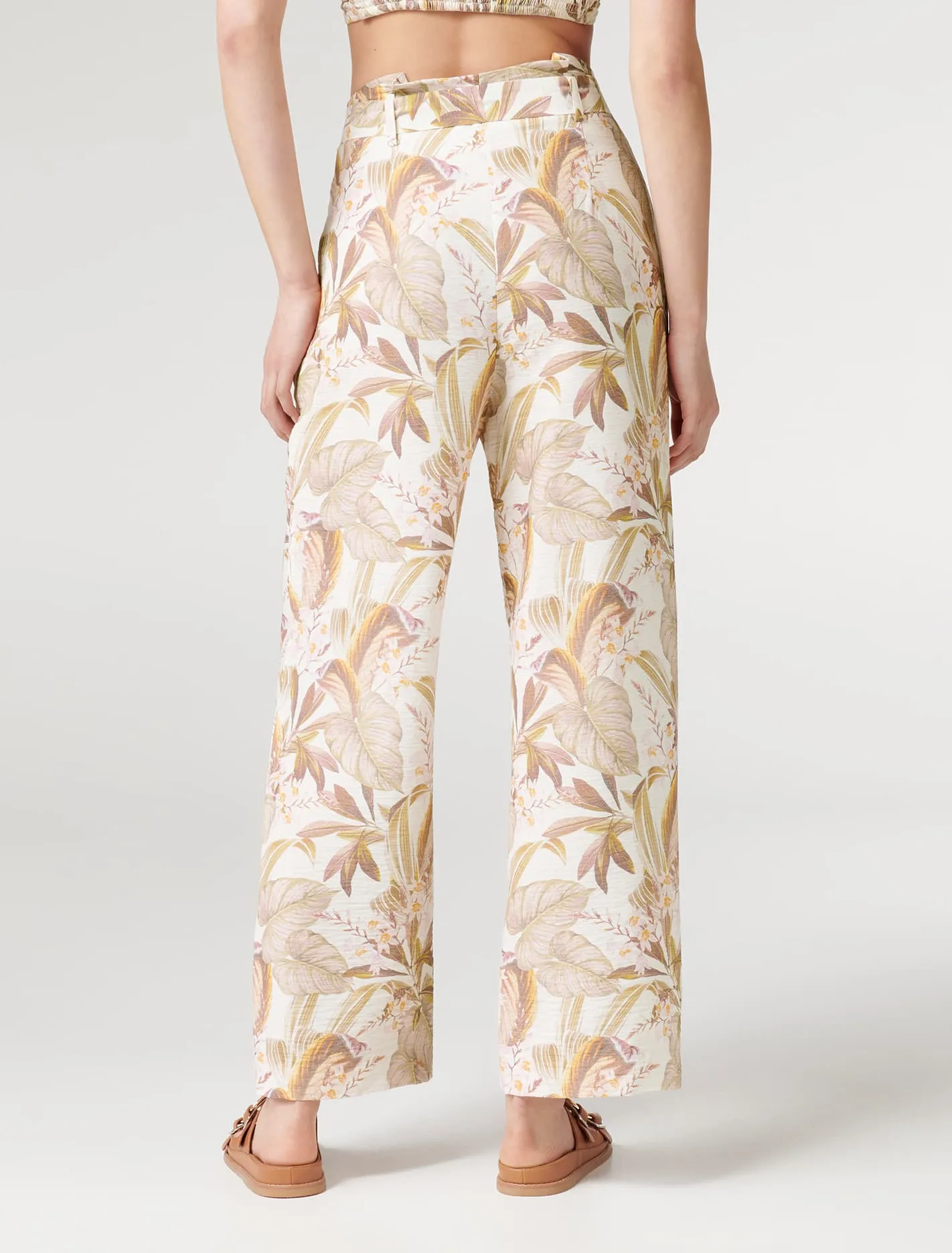 Paula Tie Waist Wide Leg Pants
