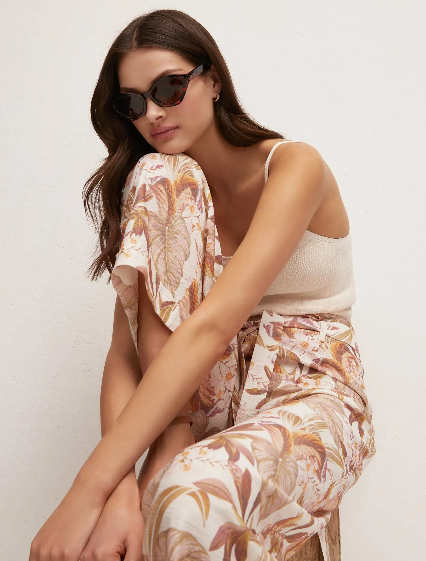 Paula Tie Waist Wide Leg Pants