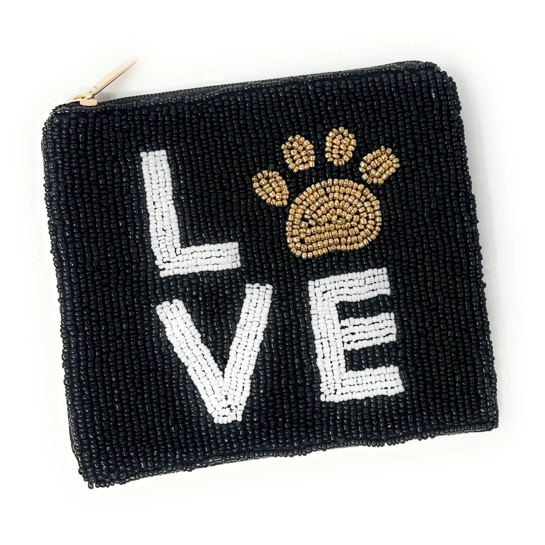 Pet Love Beaded Purse