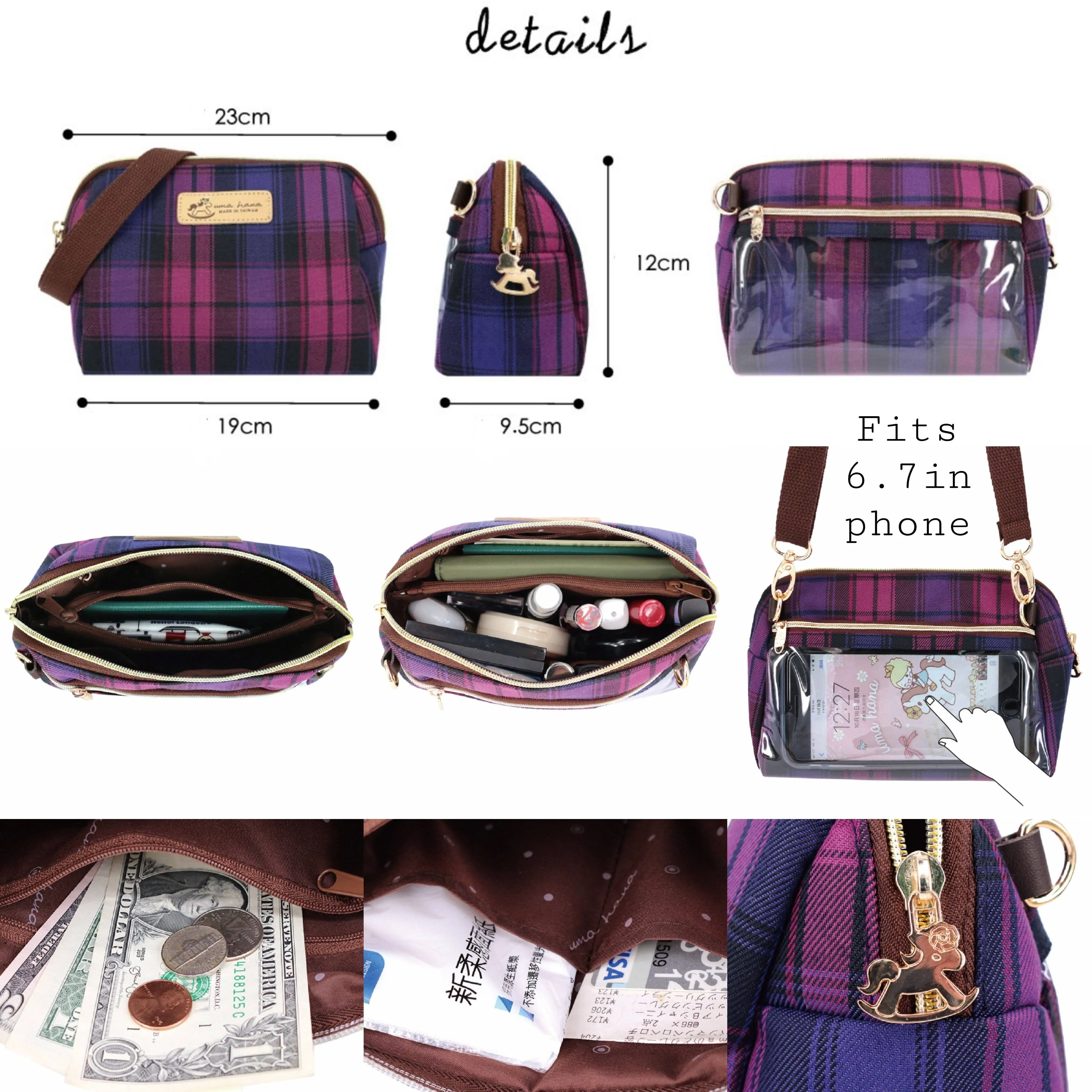 Pink Cat Yoga Mufe Crossbody Bag