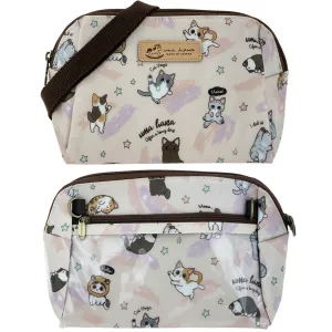 Pink Cat Yoga Mufe Crossbody Bag