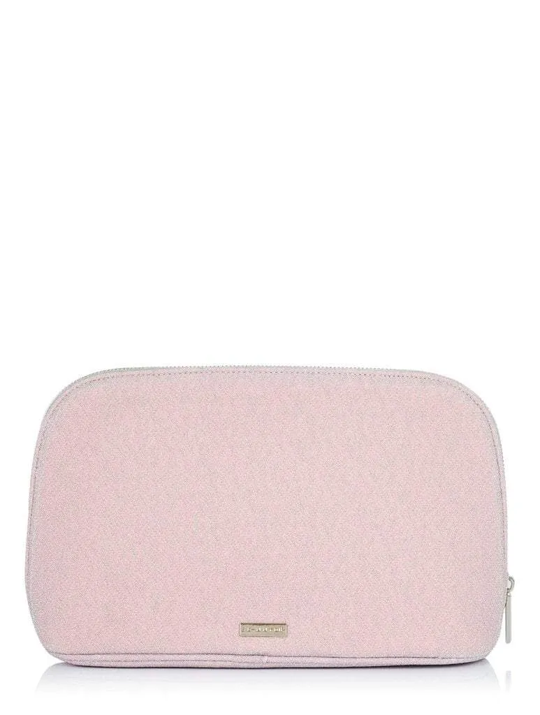Pink Lurex Wash Bag