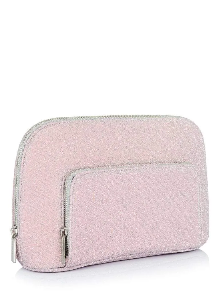 Pink Lurex Wash Bag