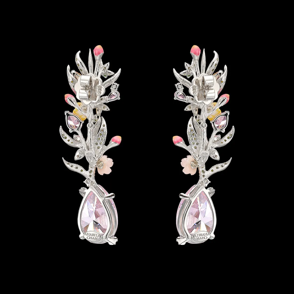 Pink Posie Earrings