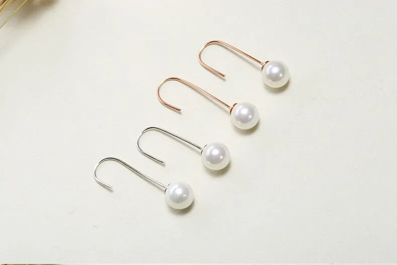 Precious Pearl Dangle Earrings - Rose Gold