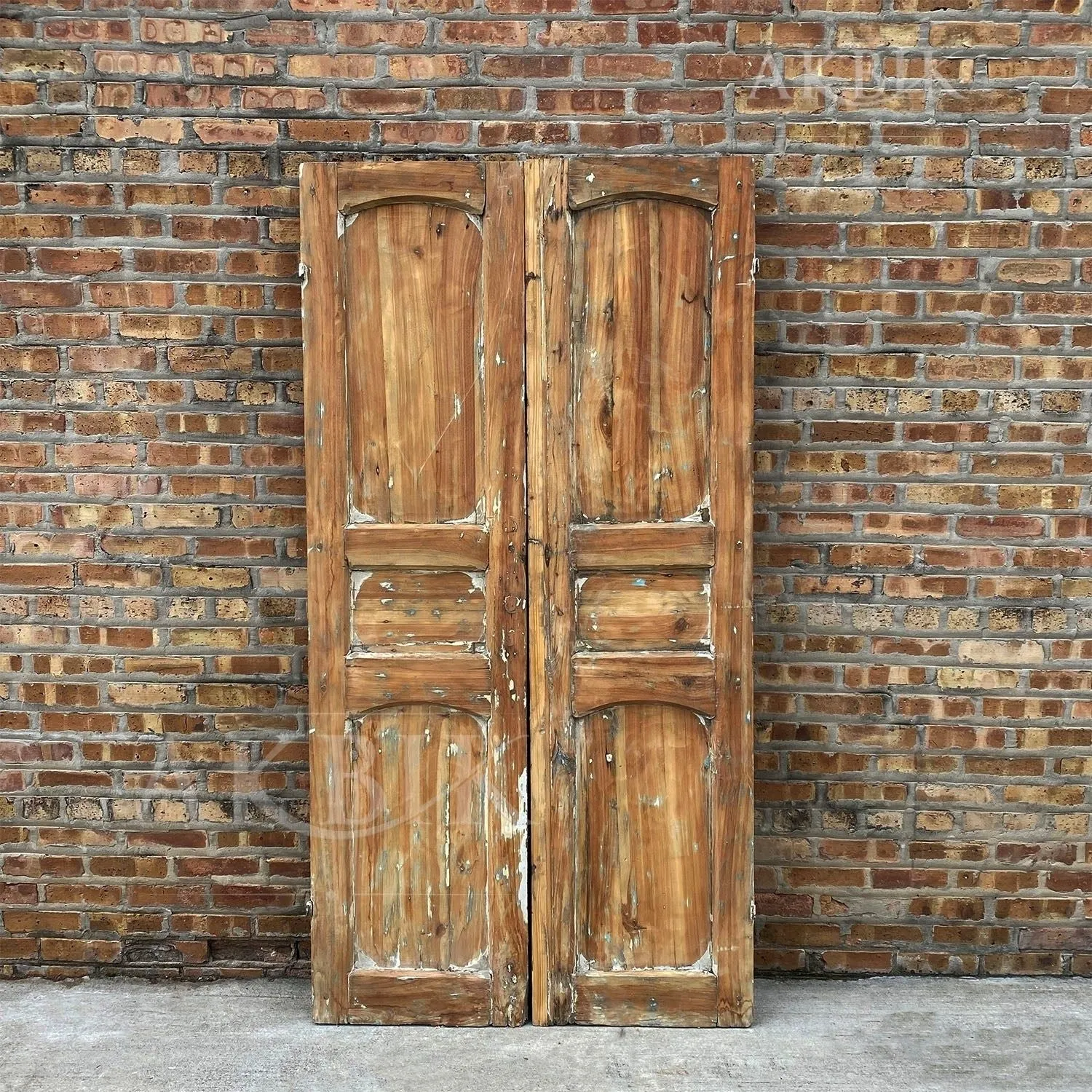 Primitive Inlaid Mediterranean Door With Mother Of Pearl