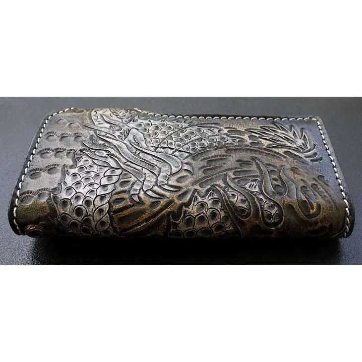 Rider Dragon Leather Biker Wallet