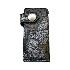 Rider Dragon Leather Biker Wallet