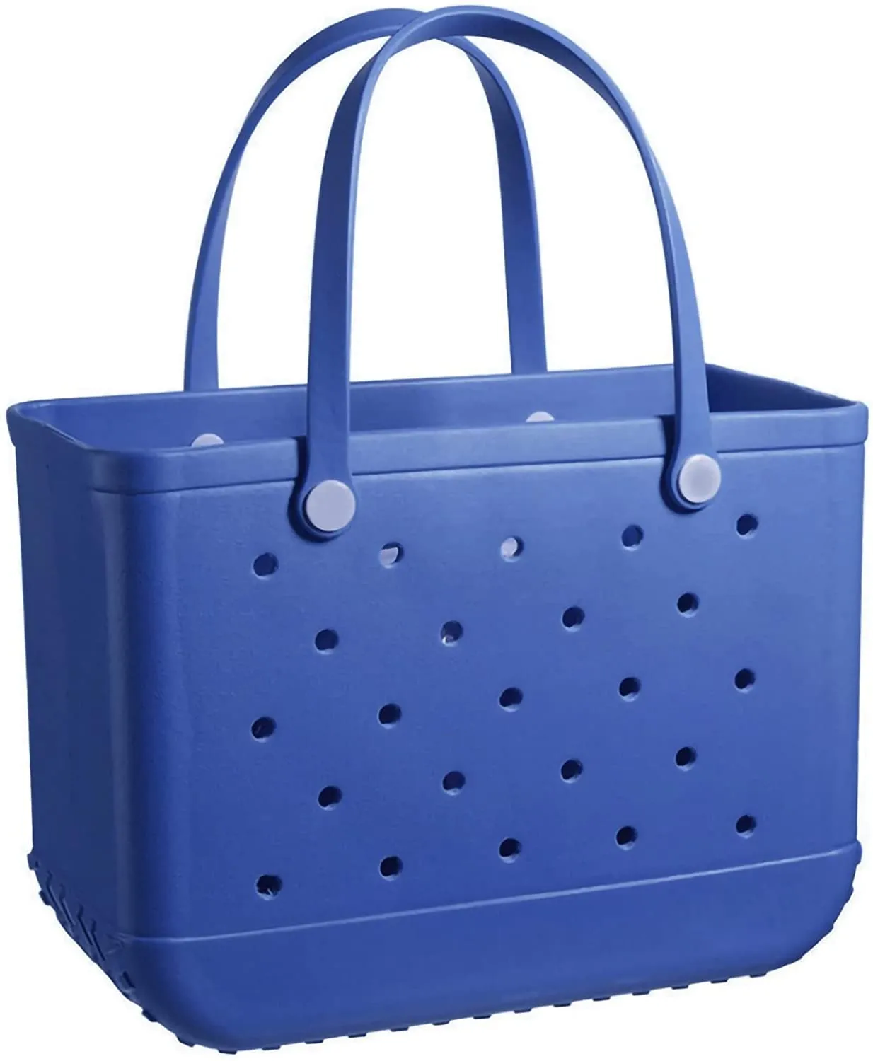 Rubber Beach Bag Waterproof EVA Portable Handbag Travel Bags with Holes Tote Bag for Beach Outdoor Boat Pool Work Sports（OverSized）