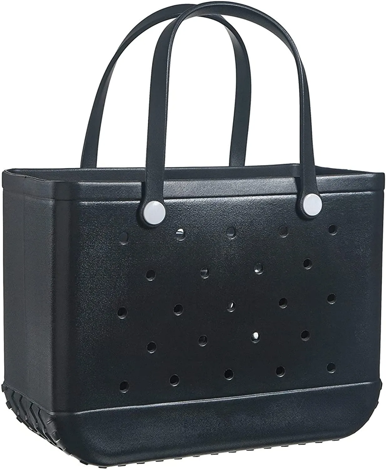Rubber Beach Bag Waterproof EVA Portable Handbag Travel Bags with Holes Tote Bag for Beach Outdoor Boat Pool Work Sports（OverSized）