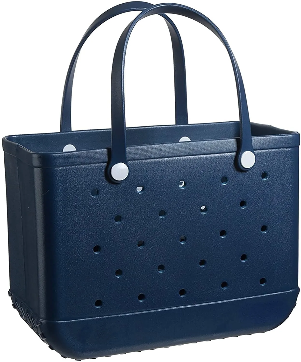 Rubber Beach Bag Waterproof EVA Portable Handbag Travel Bags with Holes Tote Bag for Beach Outdoor Boat Pool Work Sports（OverSized）