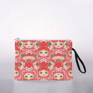 Russian doll cosmetic bag ladies mini cosmetic bag storage bag travel storage bag handbag