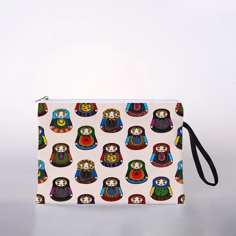 Russian doll cosmetic bag ladies mini cosmetic bag storage bag travel storage bag handbag