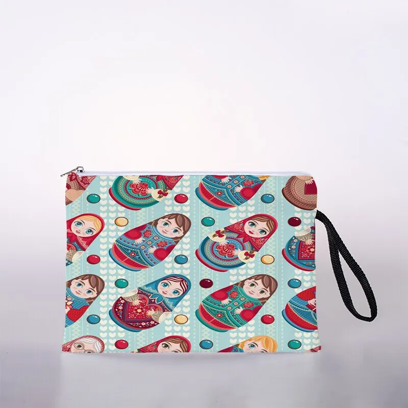 Russian doll cosmetic bag ladies mini cosmetic bag storage bag travel storage bag handbag