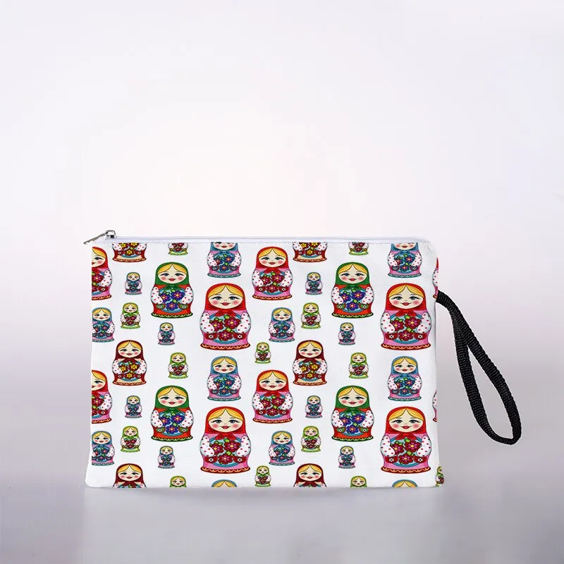 Russian doll cosmetic bag ladies mini cosmetic bag storage bag travel storage bag handbag