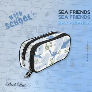 Sea Friends Pencil Pouch | Durable Organizer for Pens & Supplies