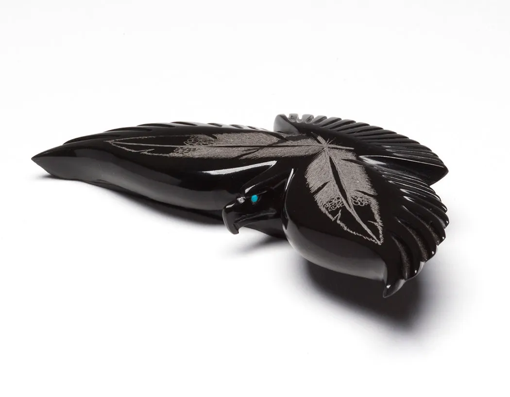 Sgraffito Feathered Eagle