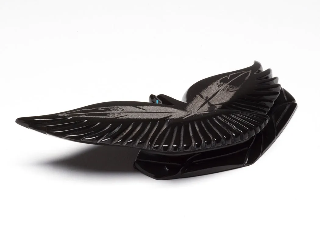 Sgraffito Feathered Eagle