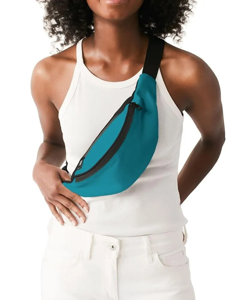 Shaded Cyan Belt Bag | C100M0Y25K30