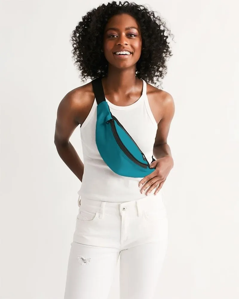 Shaded Cyan Belt Bag | C100M0Y25K30