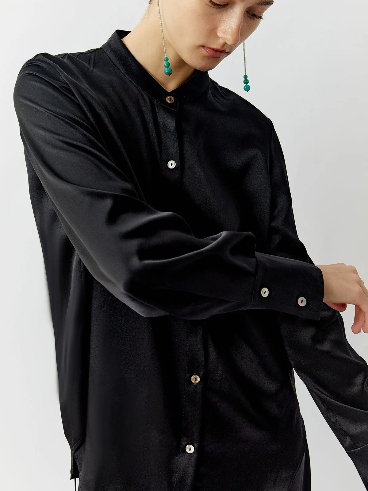 SILKINC Mandarin Collar Shirt (Spirit Shirt)