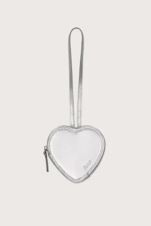 [SINOON] SS 24 HEART HANDBAG (SILVER)