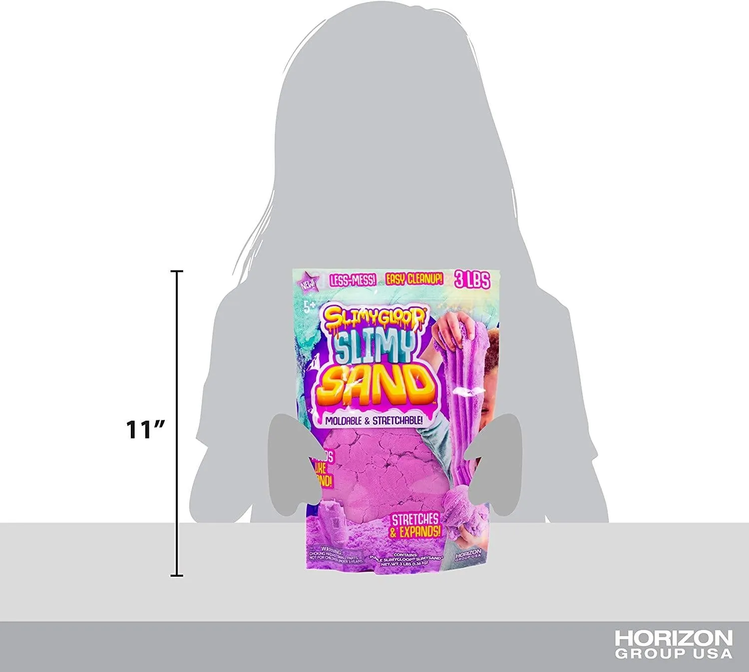 SlimyGloop SLIMYSAND Resealable Bag - Purple