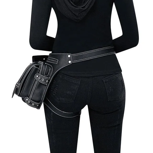 Steampunk Buckle Waist Bag