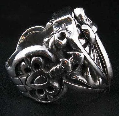 Sword Knight Templar Sterling Silver Ring