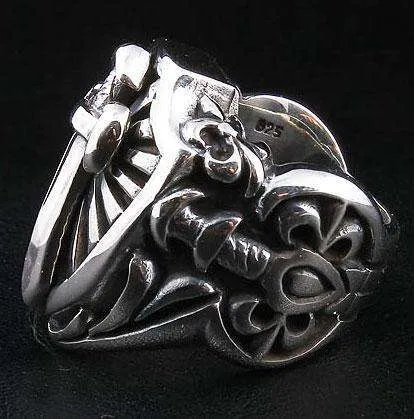 Sword Knight Templar Sterling Silver Ring