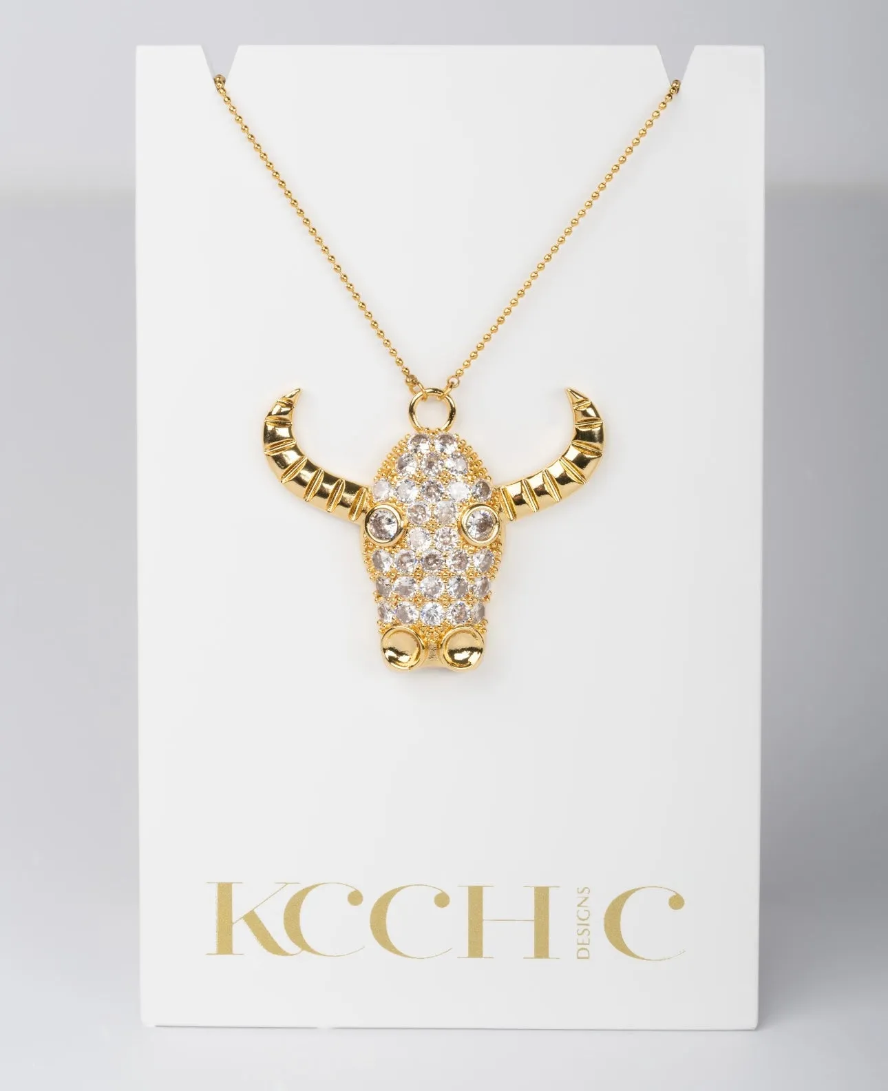 Take Life By The Horns Pendant Necklace