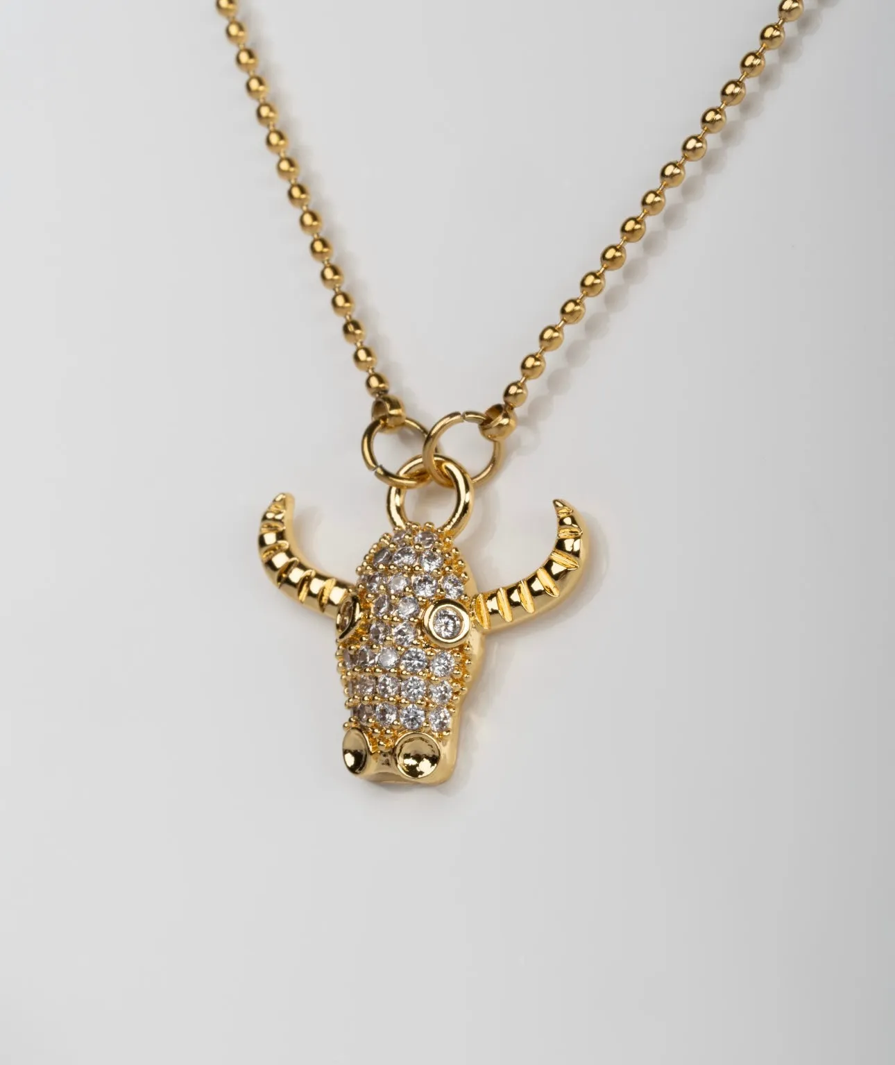Take Life By The Horns Pendant Necklace