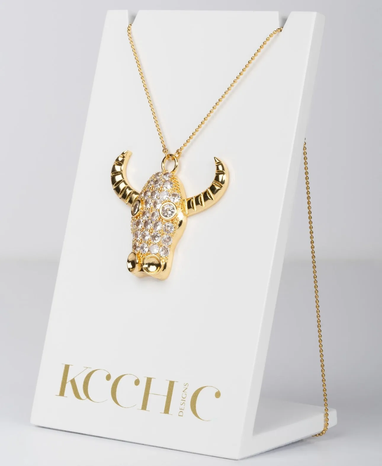Take Life By The Horns Pendant Necklace
