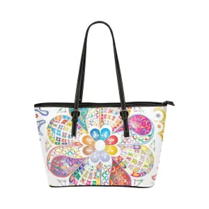 Tote Bag, Floral Style White  - T162249 by inQue.Style