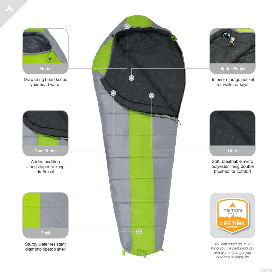 Tracker 5˚F Mummy Sleeping Bag