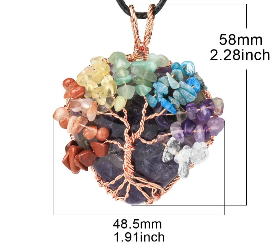 Tree Of Life Stone Necklace