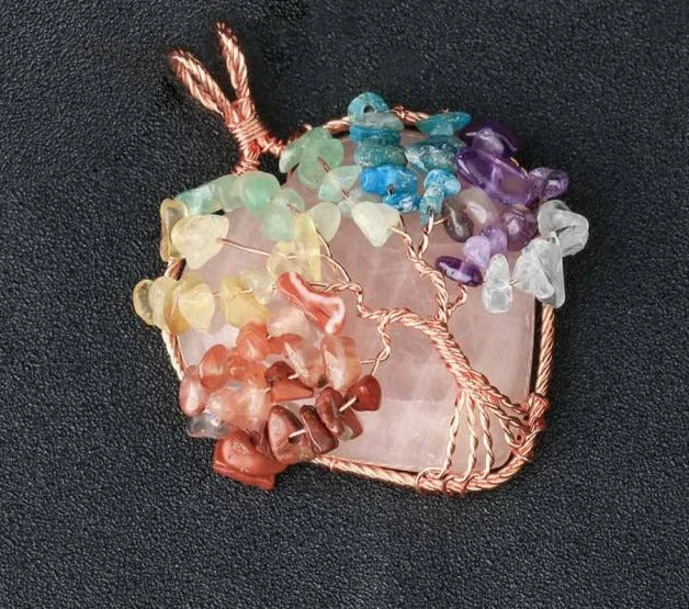 Tree Of Life Stone Necklace