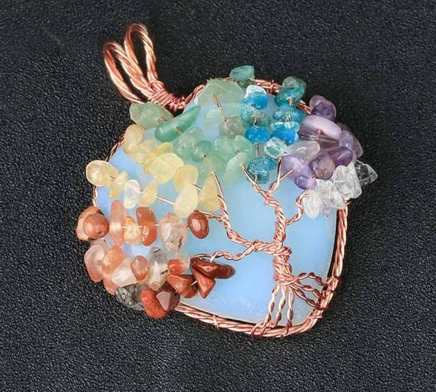 Tree Of Life Stone Necklace