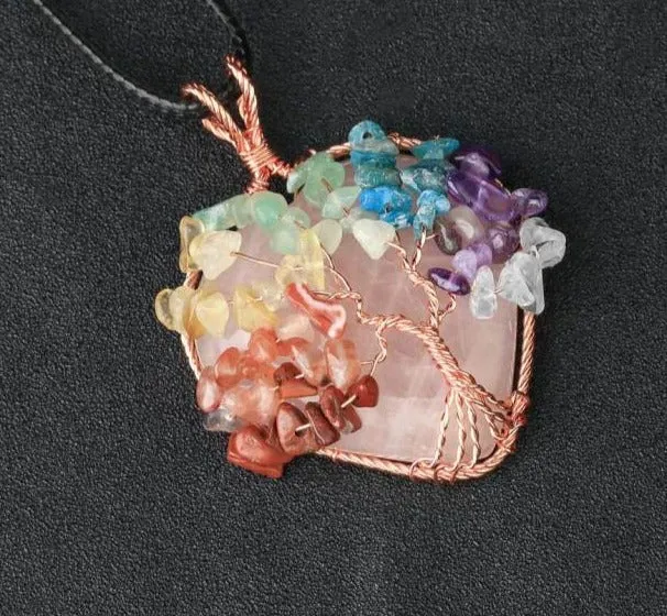 Tree Of Life Stone Necklace